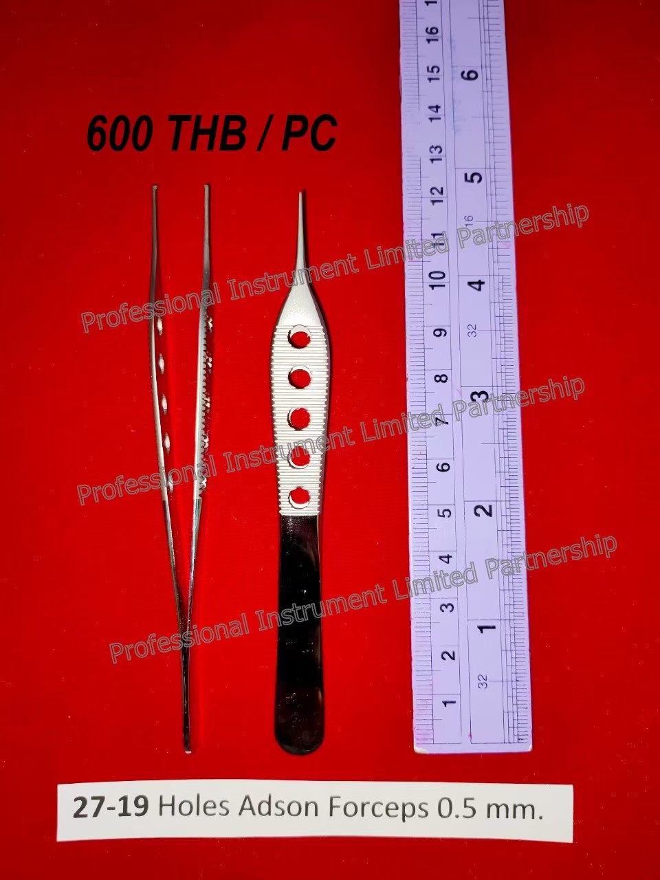 5 Holes Adson Tooth Forceps 0.5mm