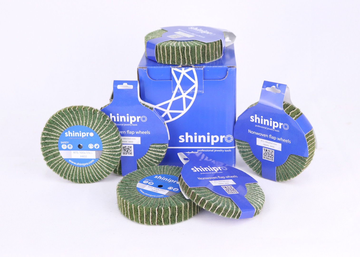 Shinipro Combined Flap Wheels : RTS (Green)