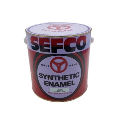 SEFCO สีเคลือบเงาเซฟโก้ สำหรับช้ภายนอกและภายใน S 505 PERFECT MINT ขนาด 3.4 ลิตร