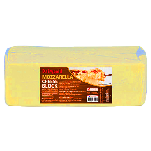 Mozzarella cheese block 1 kg. ( Dairy gold )