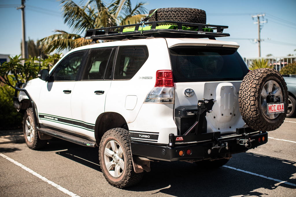 Toyota Prado 150s Year 200917 MCC02202PK2 Rear Carrier Bar with