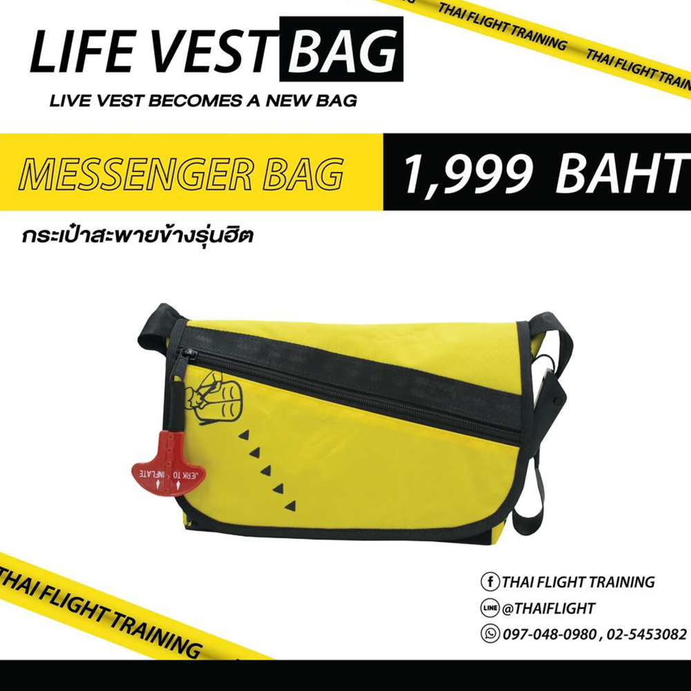 LIFE VEST BAG "Messenger Bag"