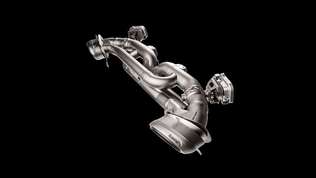 Akrapovic 16-17 Porsche 911 Carrera S/4/4S/GTS (991.2) Slip-On Line (Titanium) w/ Titanium Tips