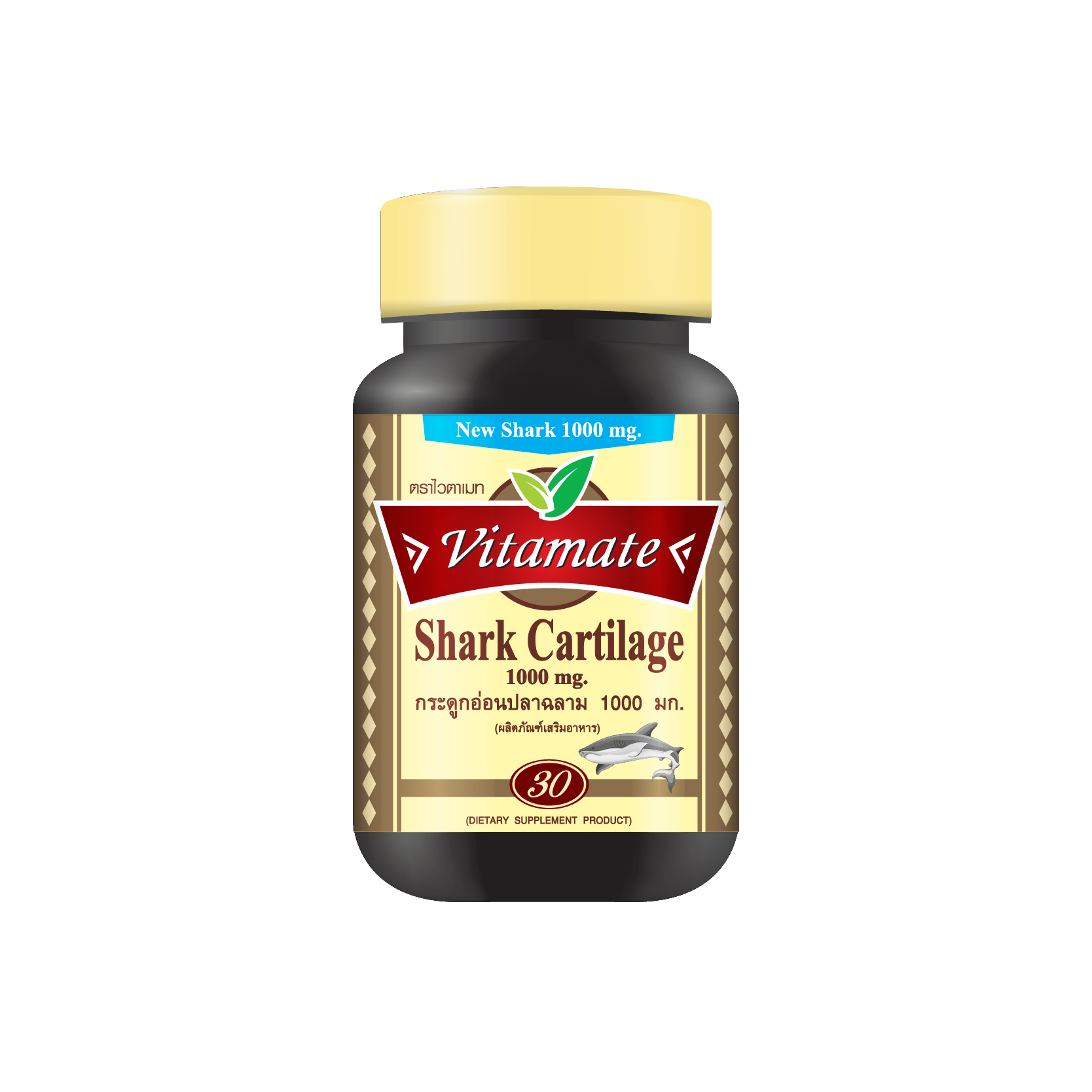 Vitamate Shark cartillage 1000 mg 30 tablets