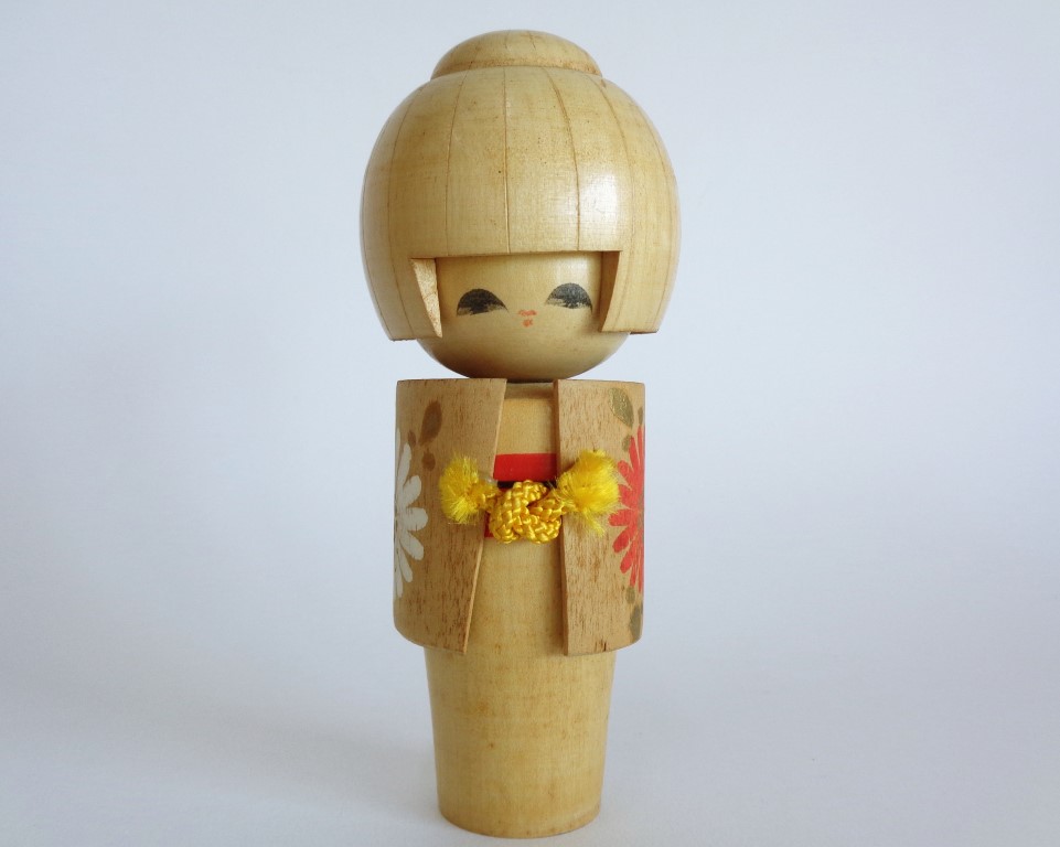 Kokeshi doll, Creative kokeshi, VTG. Japanese Artistic wooden Sosaku kokeshi