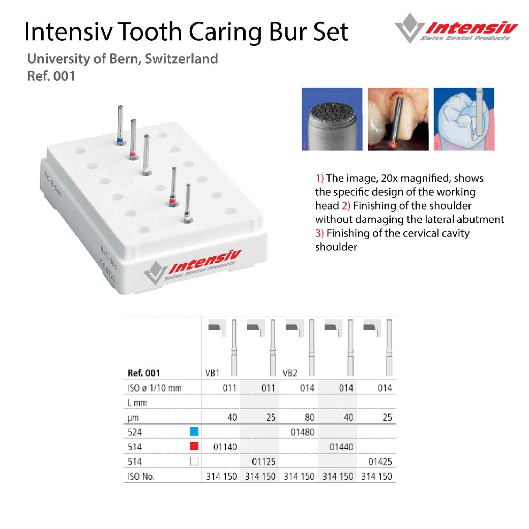 Intensiv Tooth Caring Bur Set