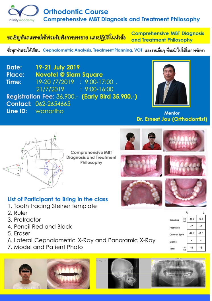 Orthodontic Course Dr. Ernest Jou