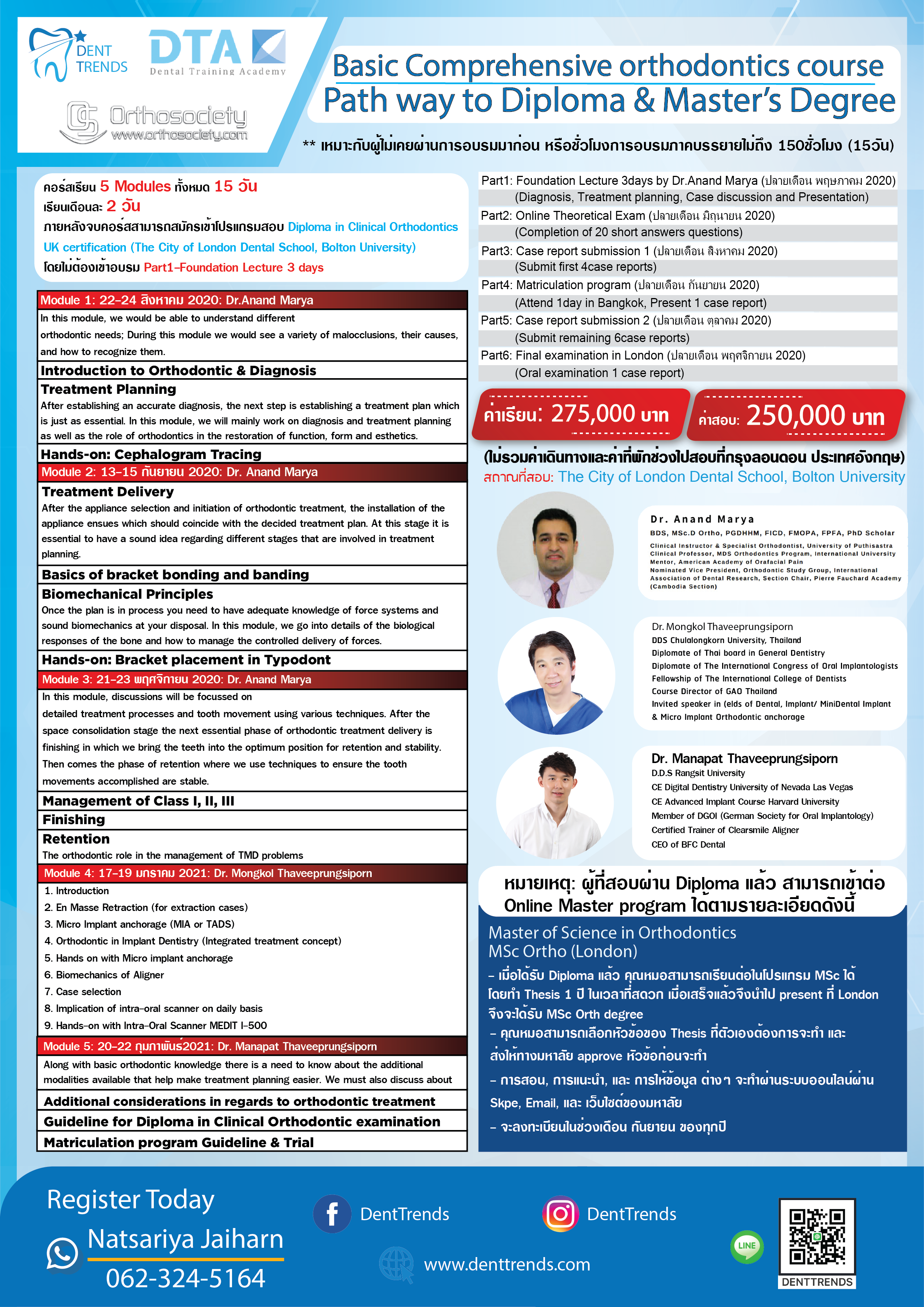 Diploma Ortho London Certification Course