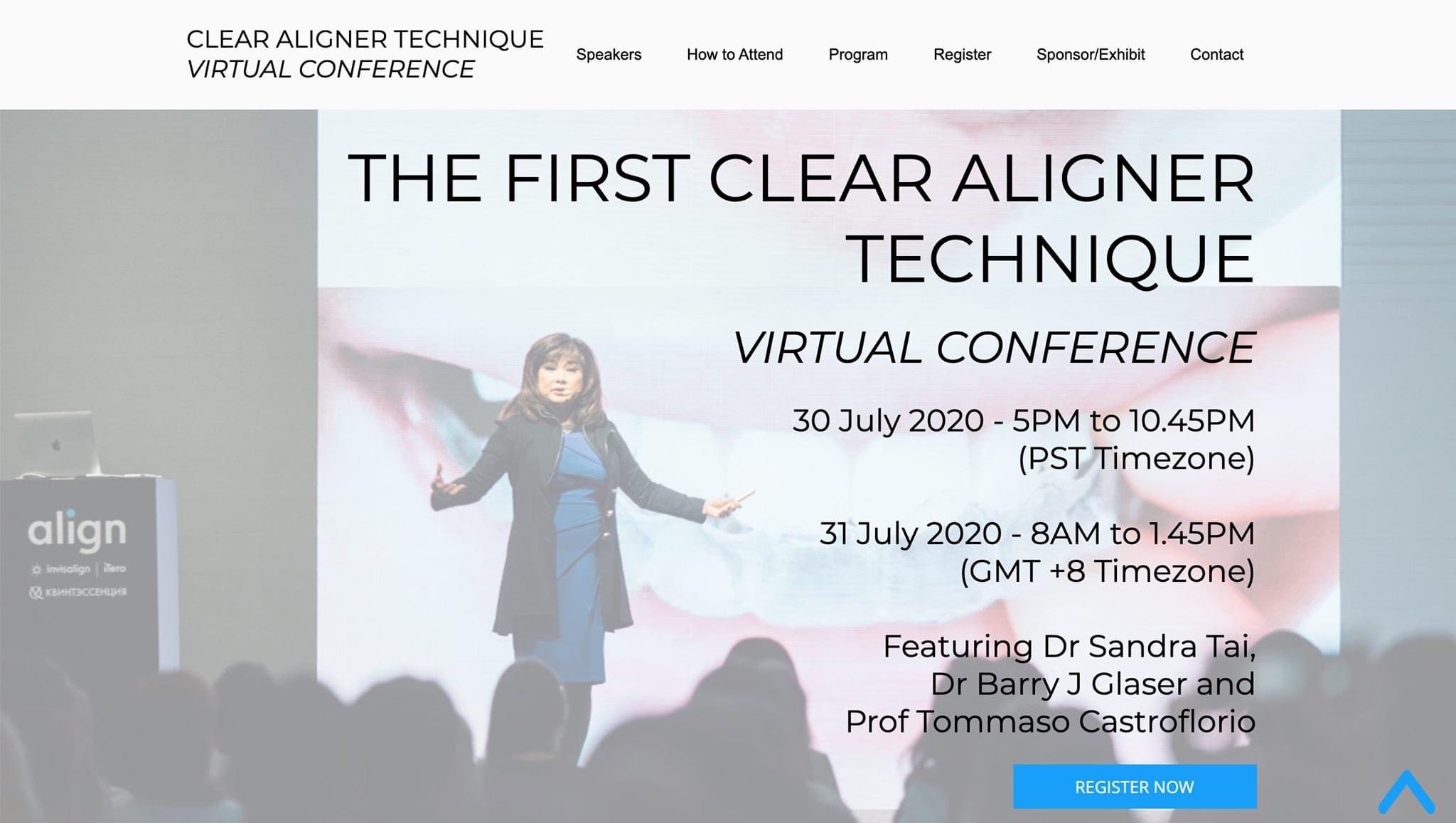Clear Aligner Virtual Conference by Dr.Sandra Tai, Dr.Barry Glaser, Prof.Tommaso Castroflorio