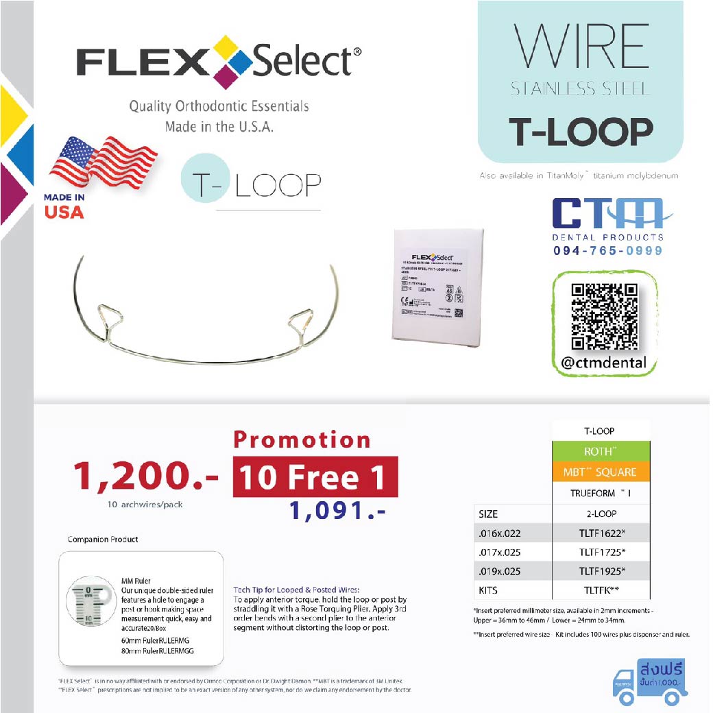 CTM Flex Select Wire Stainless Steel T-LOOP 10 Free 1 !!!!!