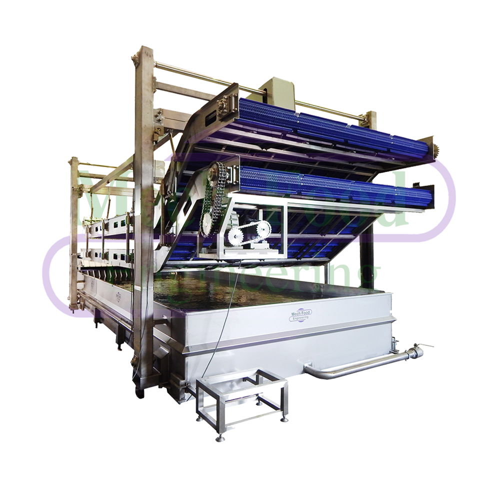 DOUBLE LAYER COOLING CONVEYOR