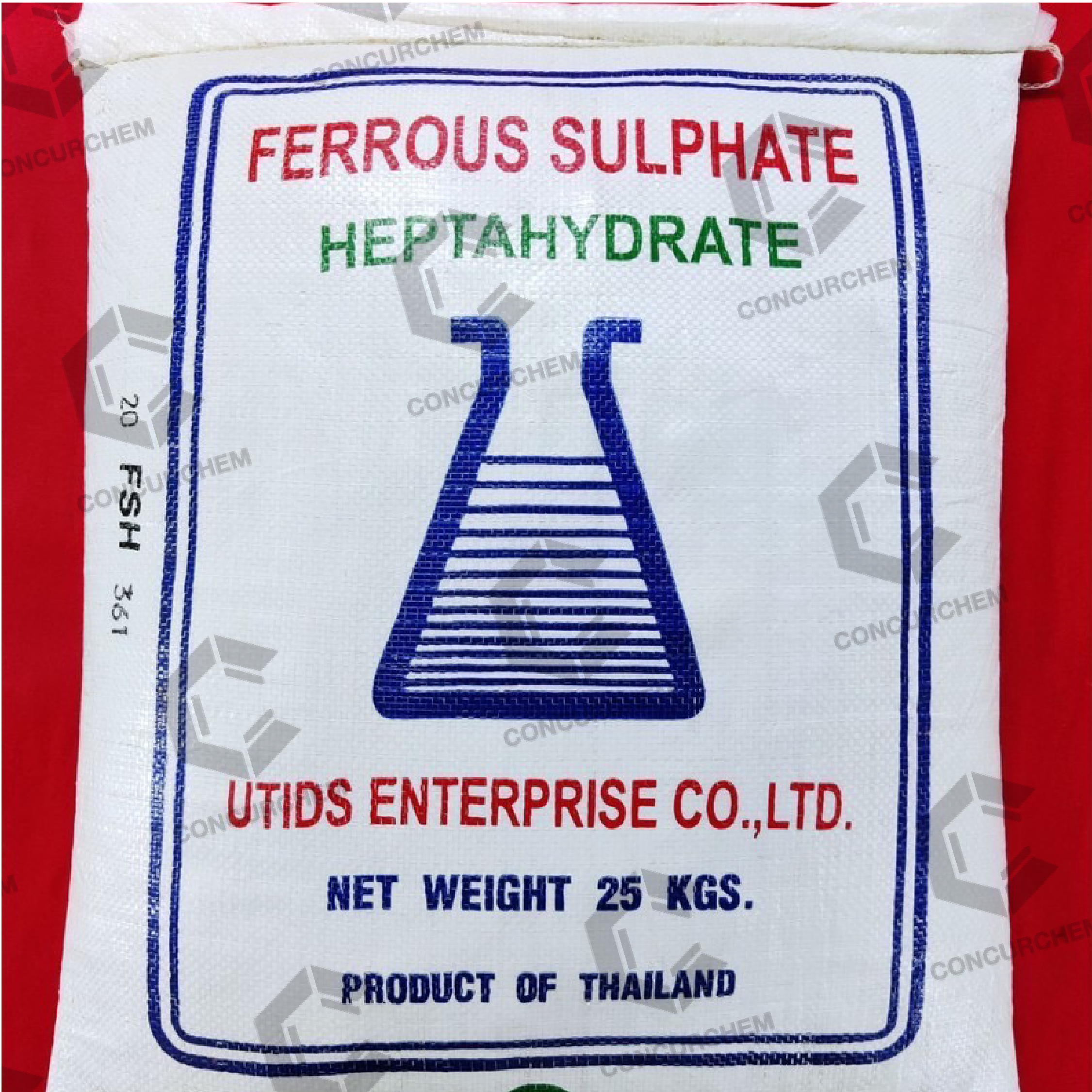 เฟอรัส ซัลเฟต FeSO₄.7H₂O (Fe 19.8%)