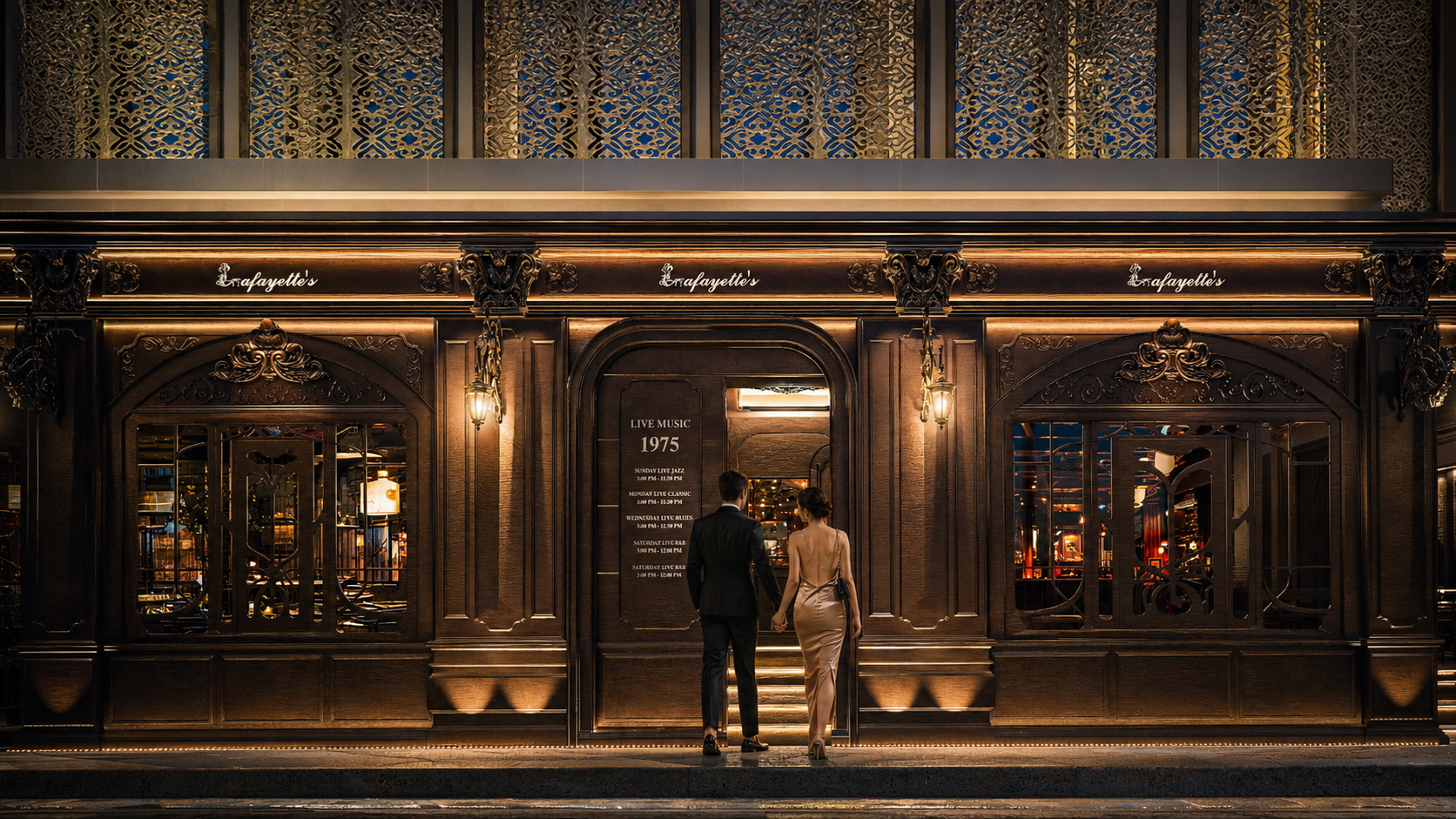 ภาพหน้าร้าน Lafayettes European-inspired restaurant entrance