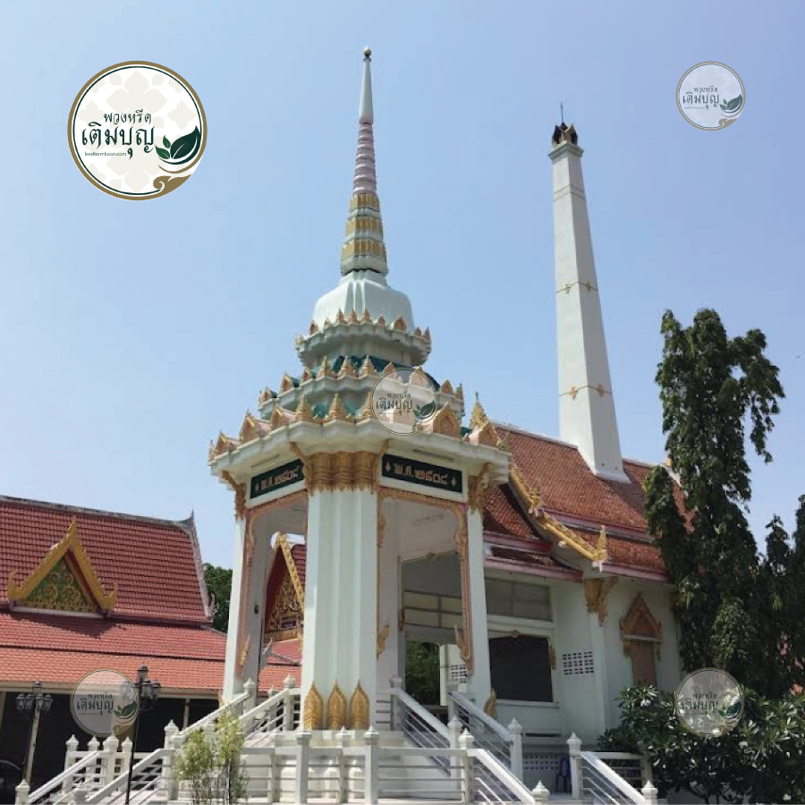 พวงหรีดวัดทรงธรรมวรวิหาร ตำบลตลาด
