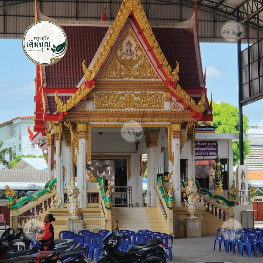 พวงหรีดวัดช่องลม ชลบุรี06