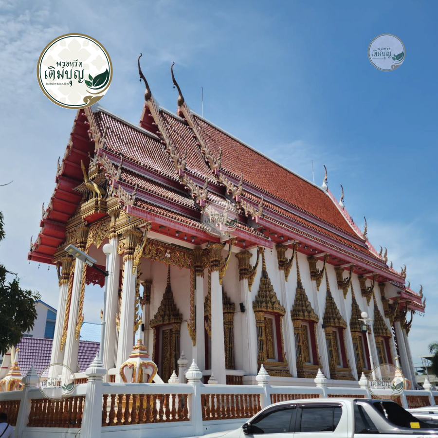 พวงหรีดวัดท้องคุ้ง นาป่า ชลบุรี02