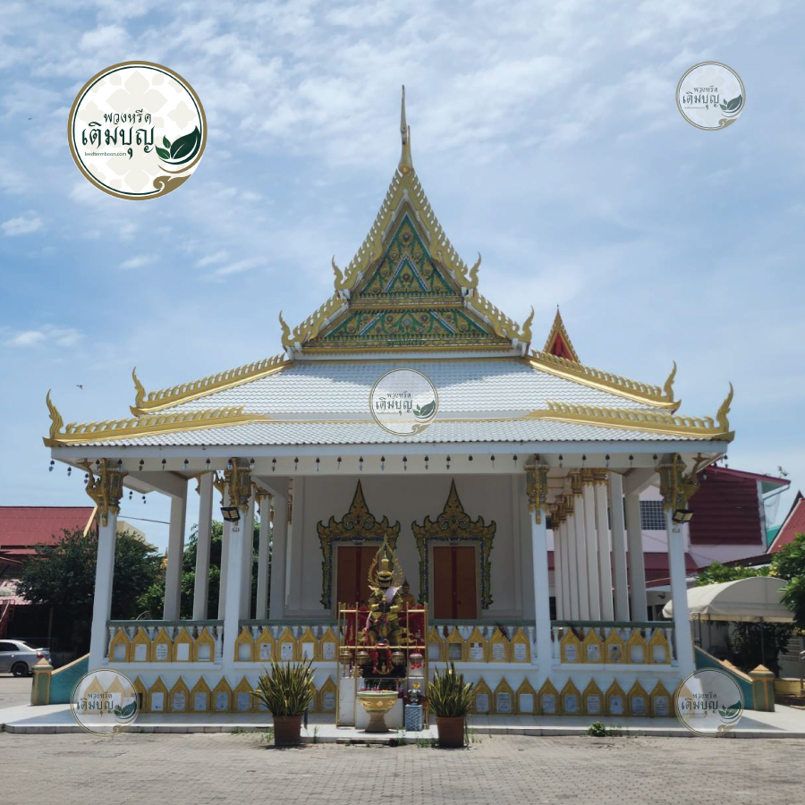 พวงหรีดวัดน้อย บ้านโขด ชลบุรี02