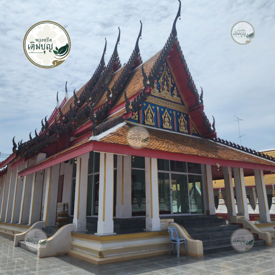 พวงหรีดวัดราษฎร์บำรุง ชลบุรี02