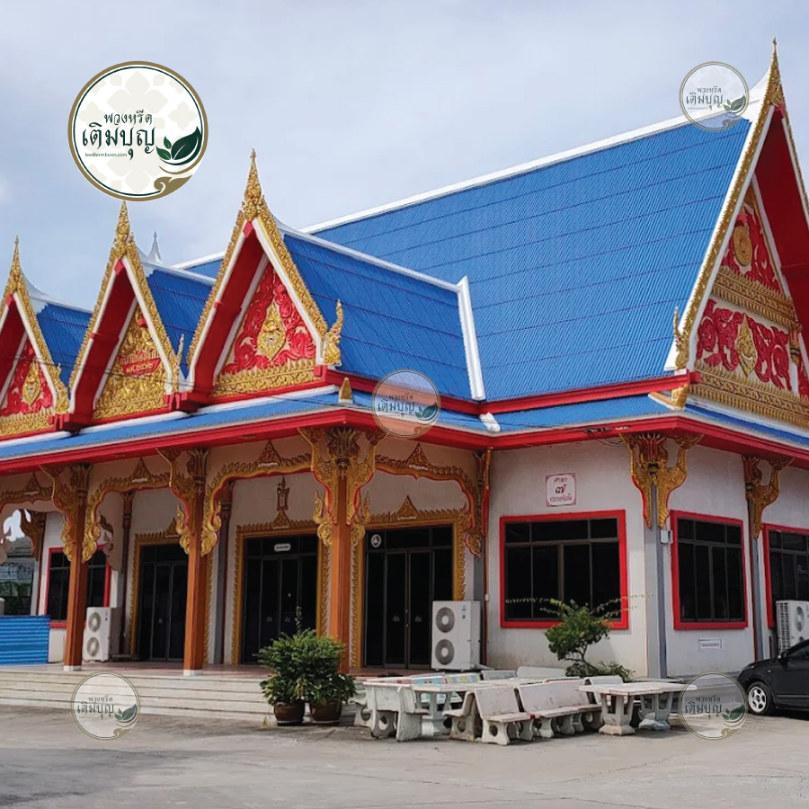 พวงหรีดวัดราษฎร์ศรัทธาธรรม(วัดบางชัน)