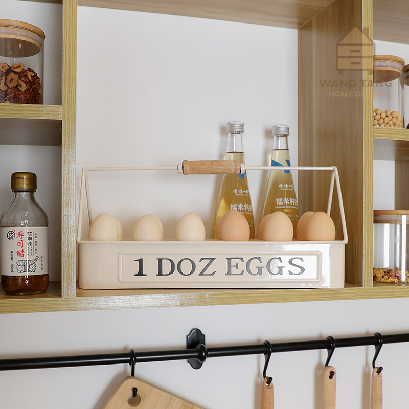 ตะกร้าถาดใส่ไข่ไก่,ถาดใส่ไข่ไก่ในบ้าน,ตะกร้าใส่ไข่ไก่,วัสดุเหล็ก 1 DOZ EGGS