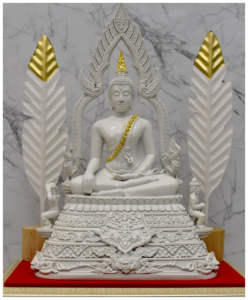 ของขวัญขึ้นบ้านใหม่ พระพุทธรูปสีขาว