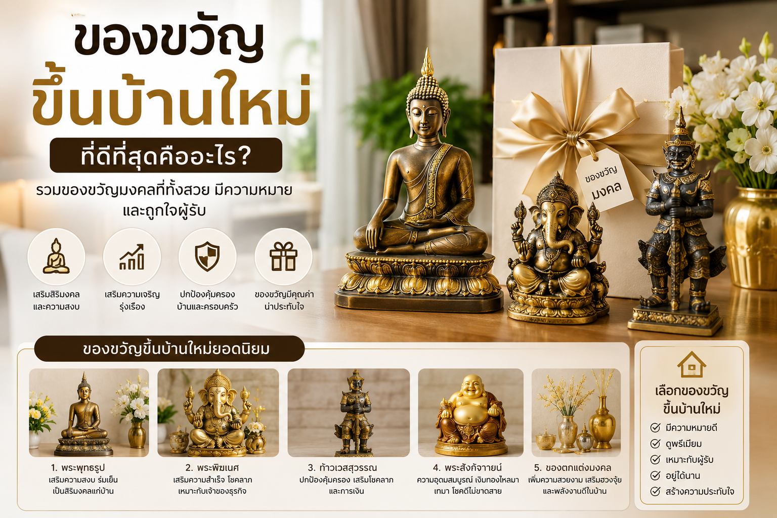 ของขวัญขึ้นบ้านใหม่มงคล