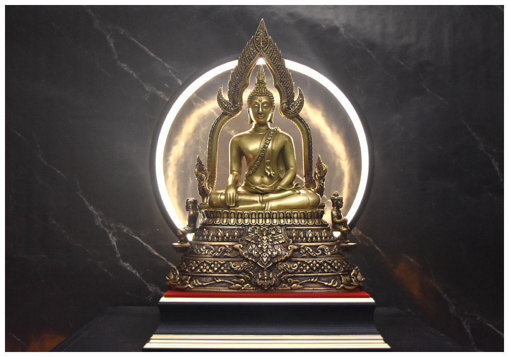 ของขวัญขึ้นบ้านใหม่ พระพุทธรูป สไตล์โมเดิร์น ทองเหลือง ตามหลักพุทธศิลป์ เป็นของขวัญให้ผู้ใหญ่ ที่มีความหมายลึกซึ้ง