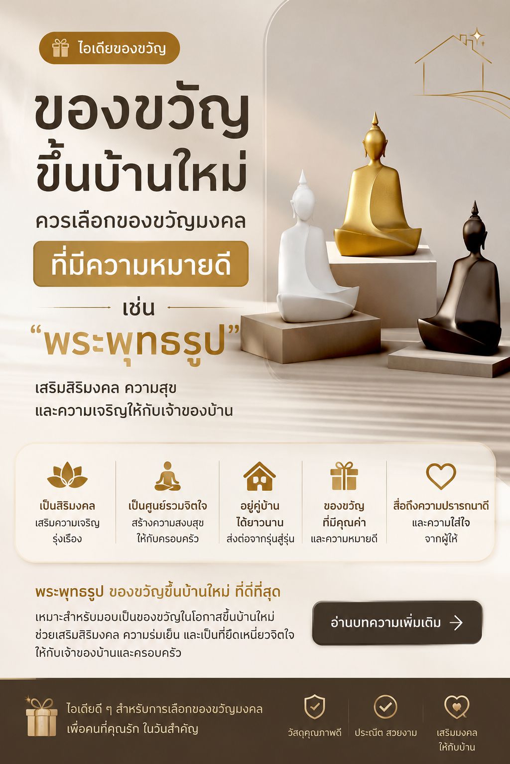 ของขวัญมงคลขึ้นบ้านใหม่_ให้พระพุทธรุป
