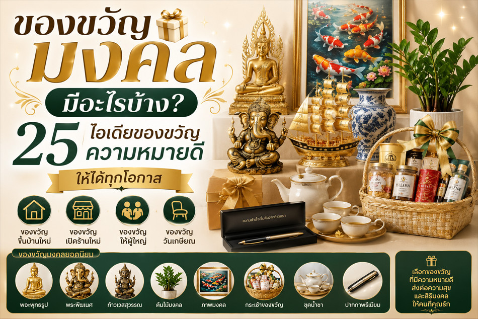 ของขวัญมงคลมีอะไรบ้าง