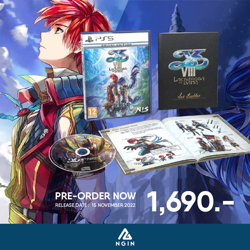 PS5-G: Ys VIII: Lacrimosa of DANA - Deluxe Edition(R1)(USA)