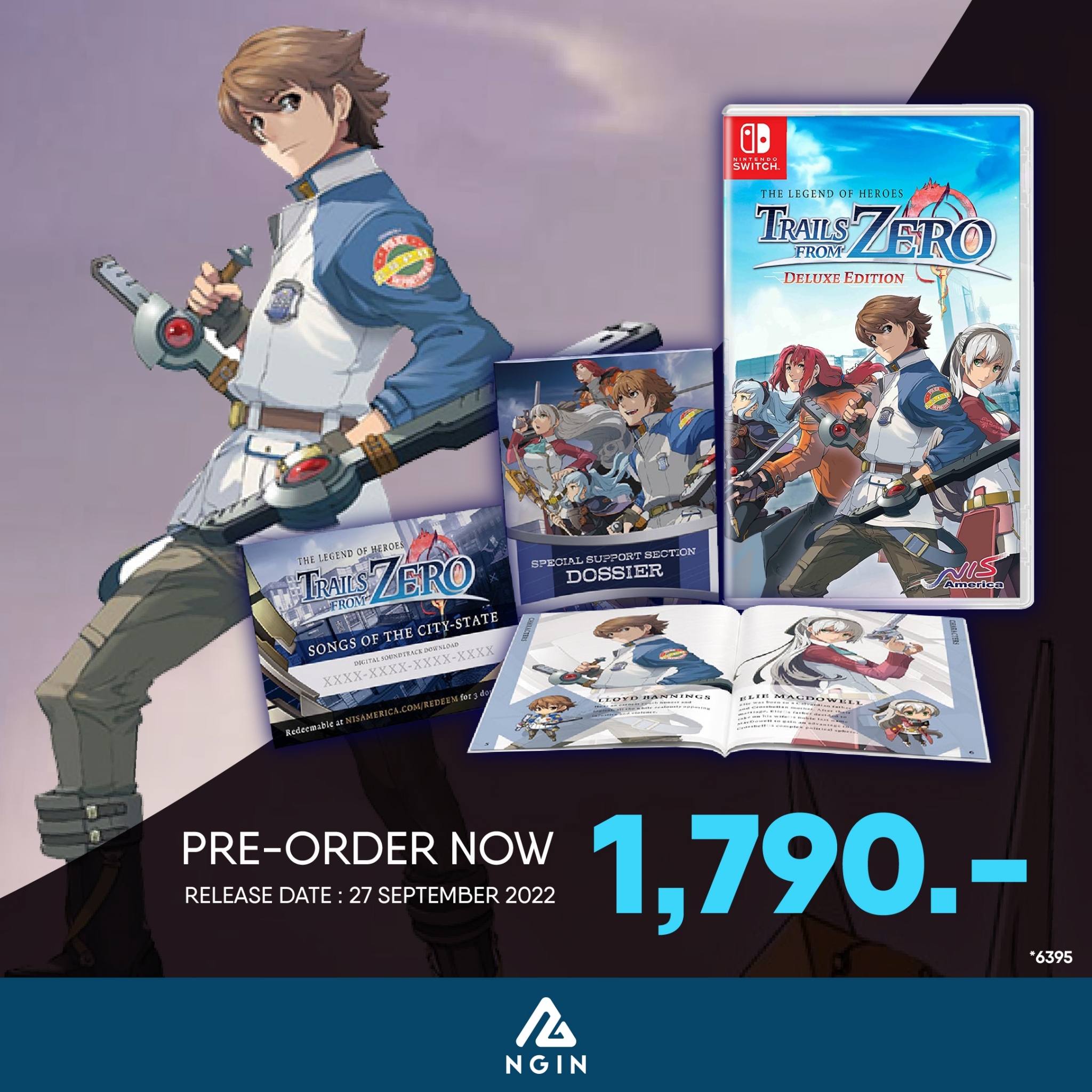 SWITCH-G: THE LEGEND OF HEROES TRAILS FROM ZERO DELUXE EDITION [R1][EN]