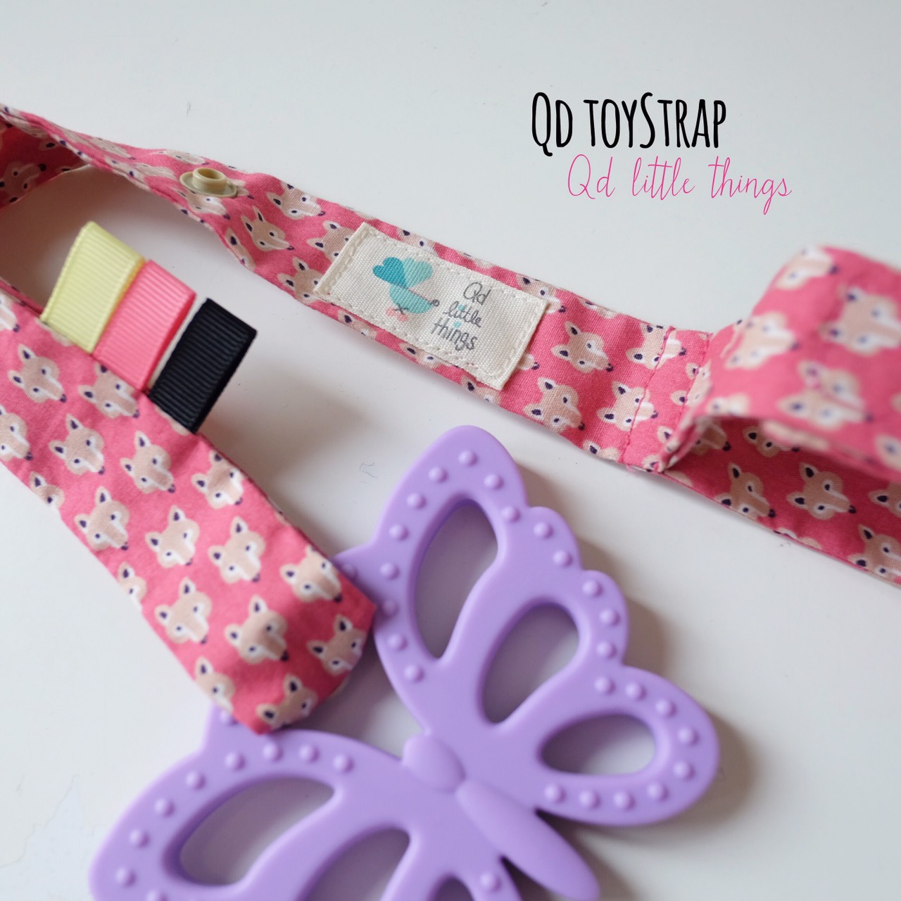 Qd ToyStrap - Pink Fox