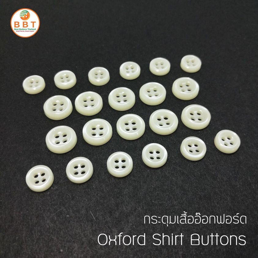 Oxford pearl buttons