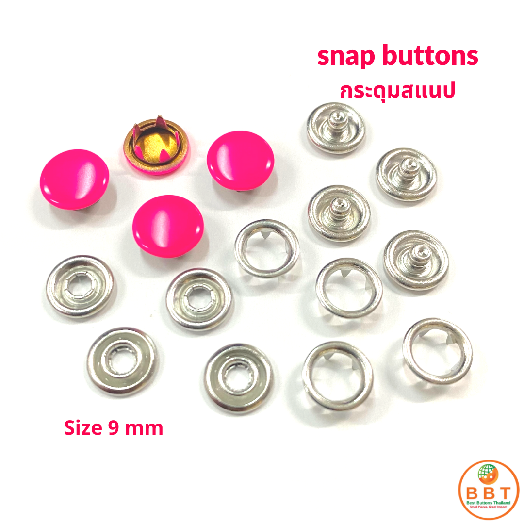 painted snap button