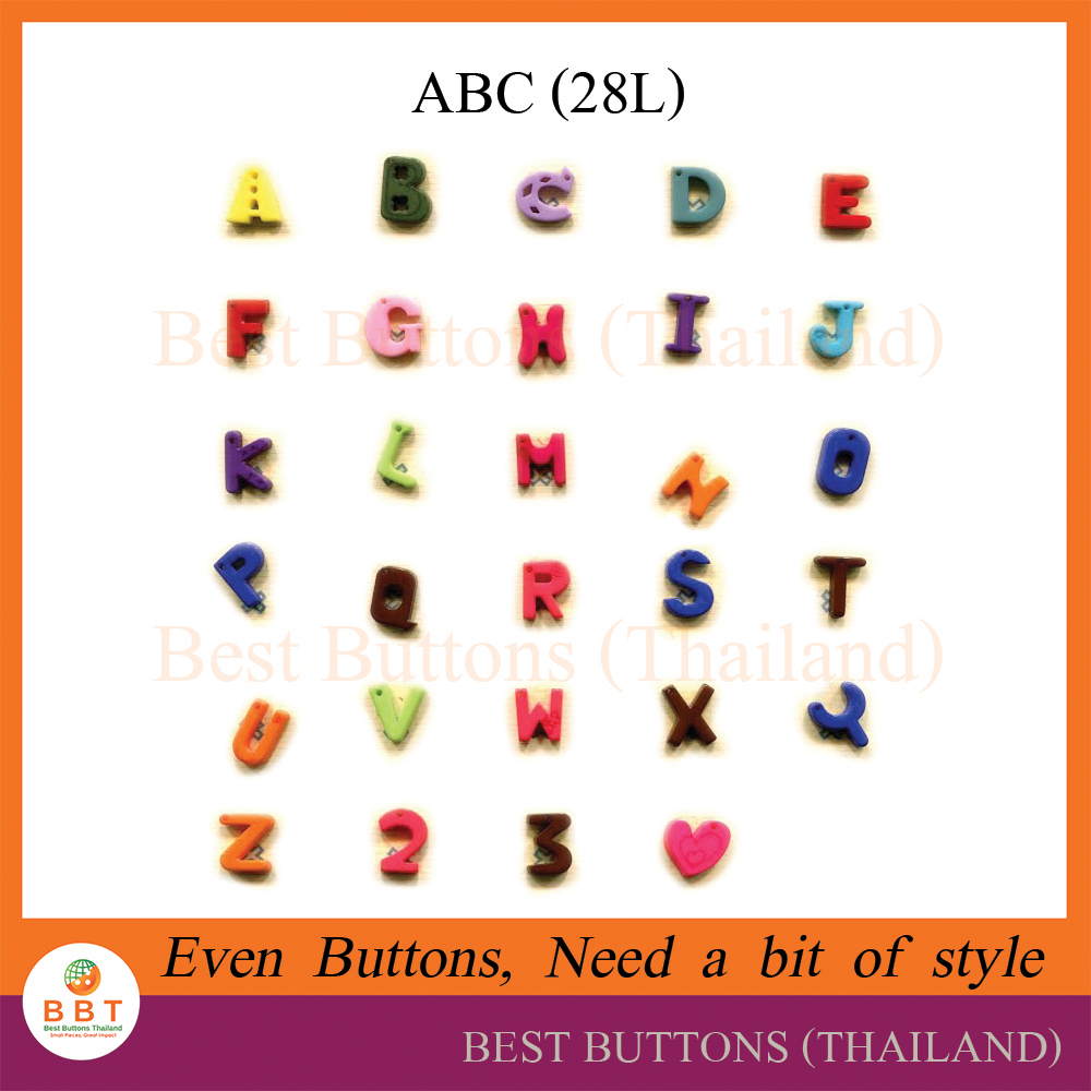 Alphabet Buttons ABC