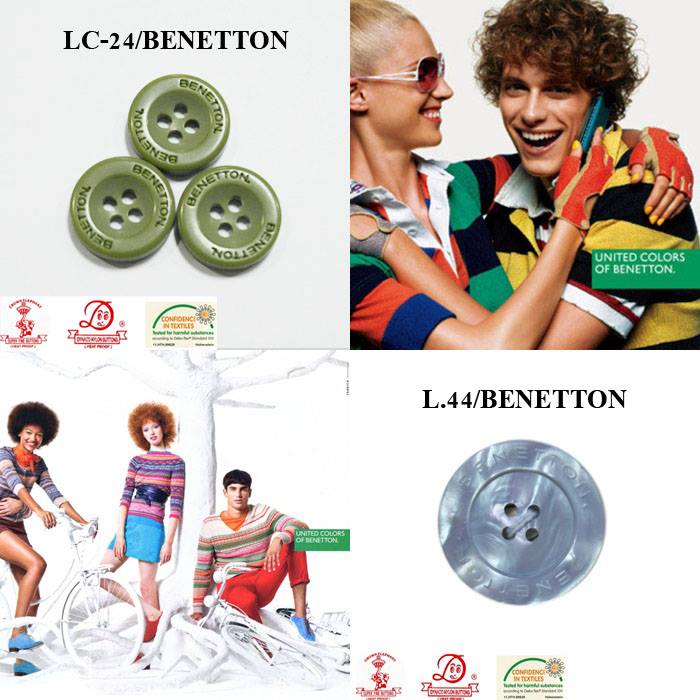 Engraved Buttons - United Colors of Benetton