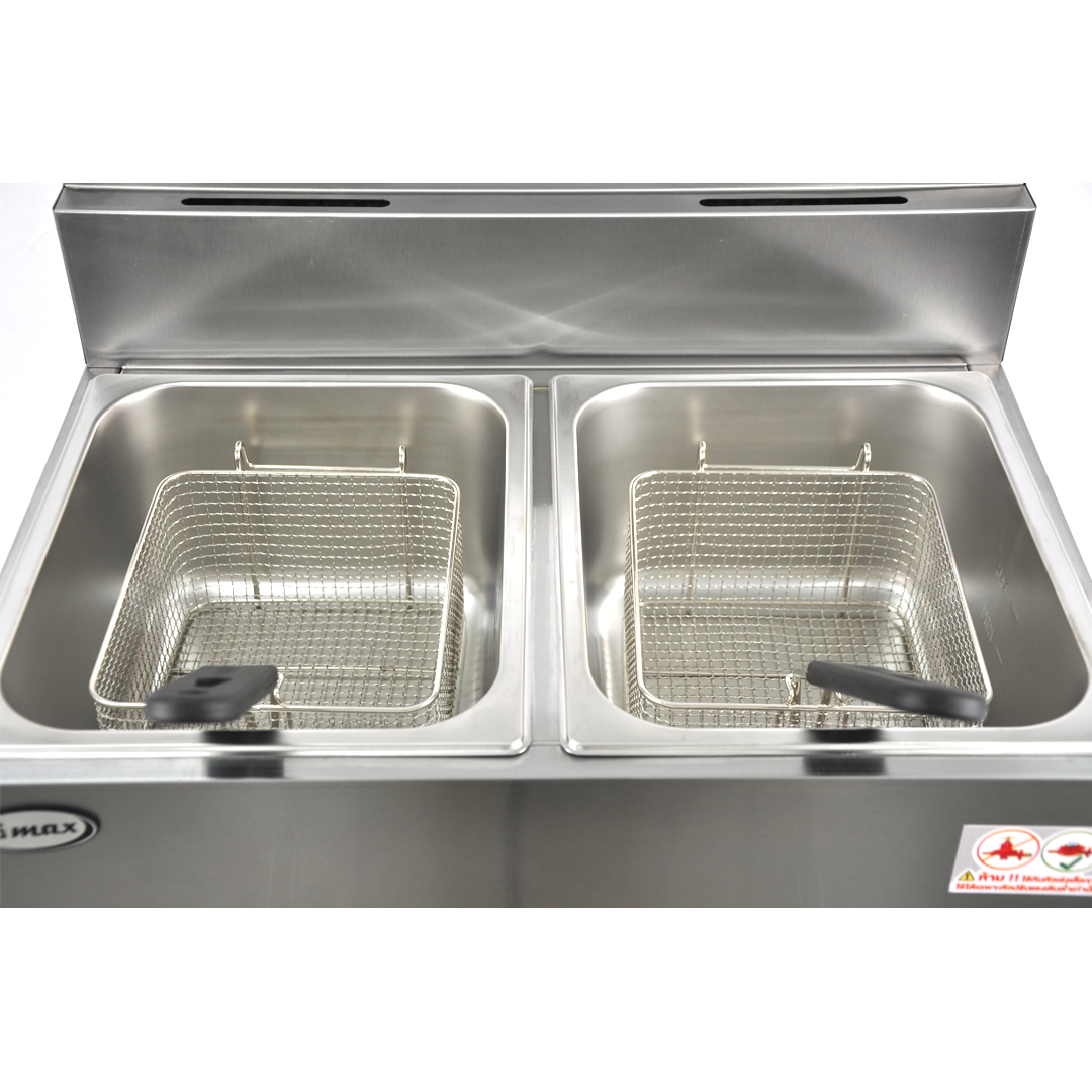 Gmax Gas Deep Fryer 12 Liter 2 Basket ZL72 gmax