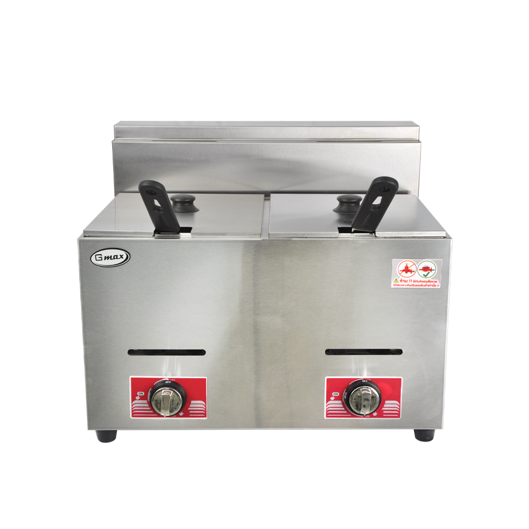 Gmax Gas Deep Fryer 12 Liter 2 Basket ZL72 gmax