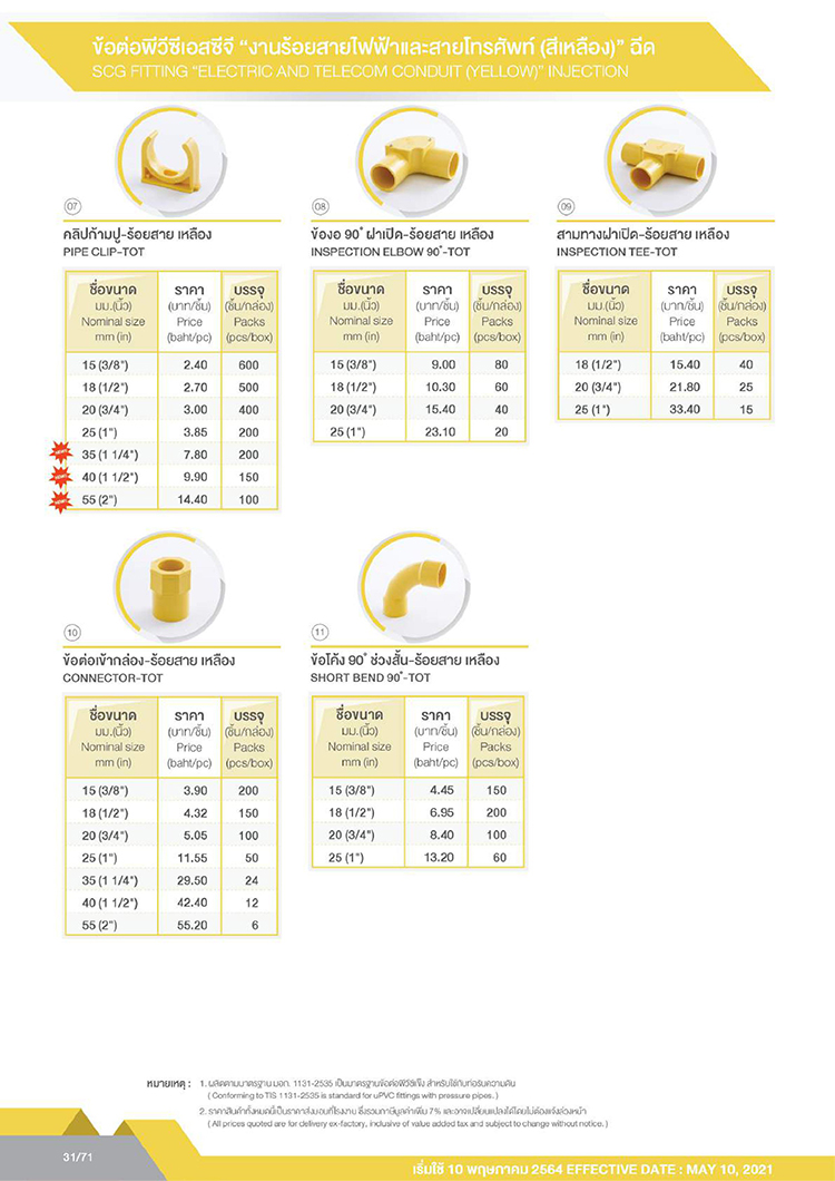 ราคาท่อpvc สีเหลือง 02 ราคาท่อpvc สีเหลือง 02