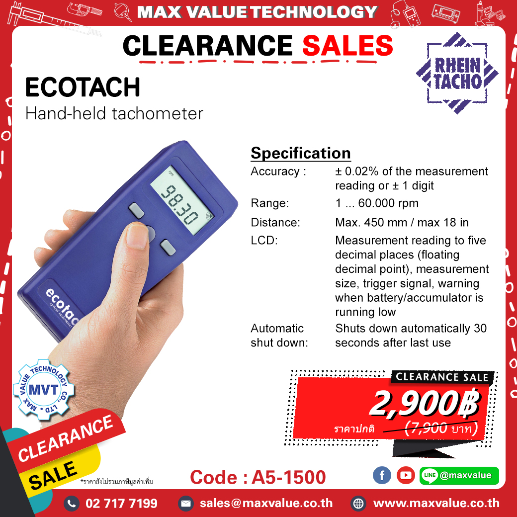 EcoTach Tachometer