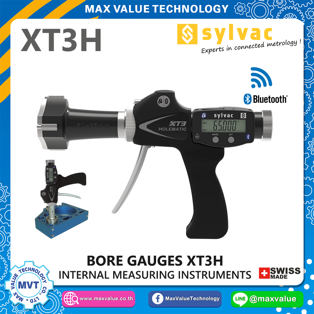 XT3H - Digital Pistol Grip Bore Gauge with Bluetooth