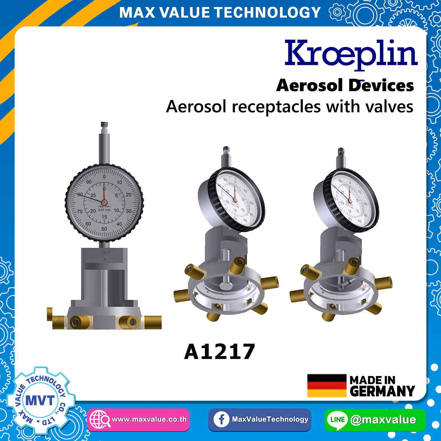 A1217/AE1217 - Aerosol devices - Aerosol receptacles with valves