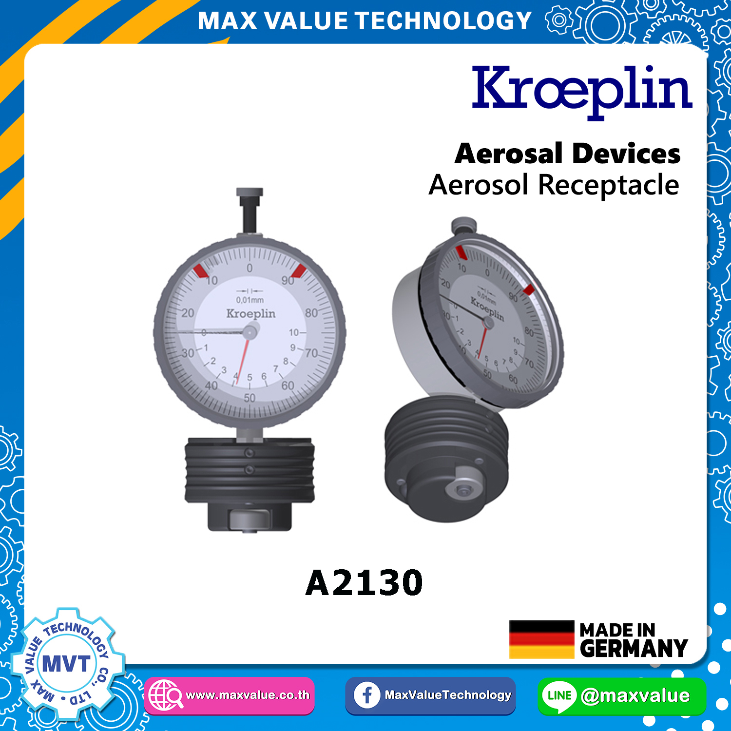 A2130/AE2130 - Aerosol devices - Aerosol receptacle