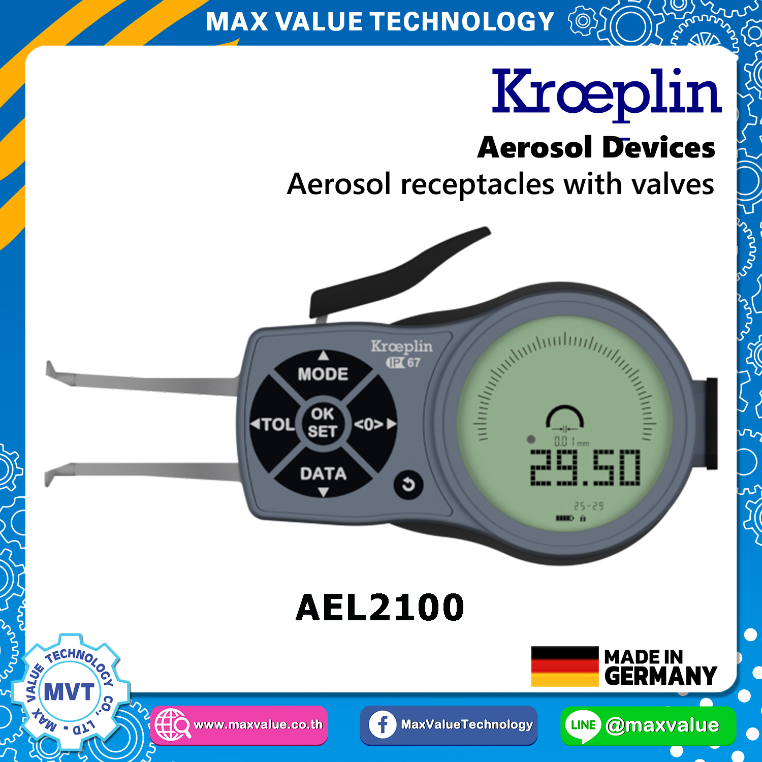 A2100/AEL2100 - Aerosol devices - Aerosol receptacles with valves