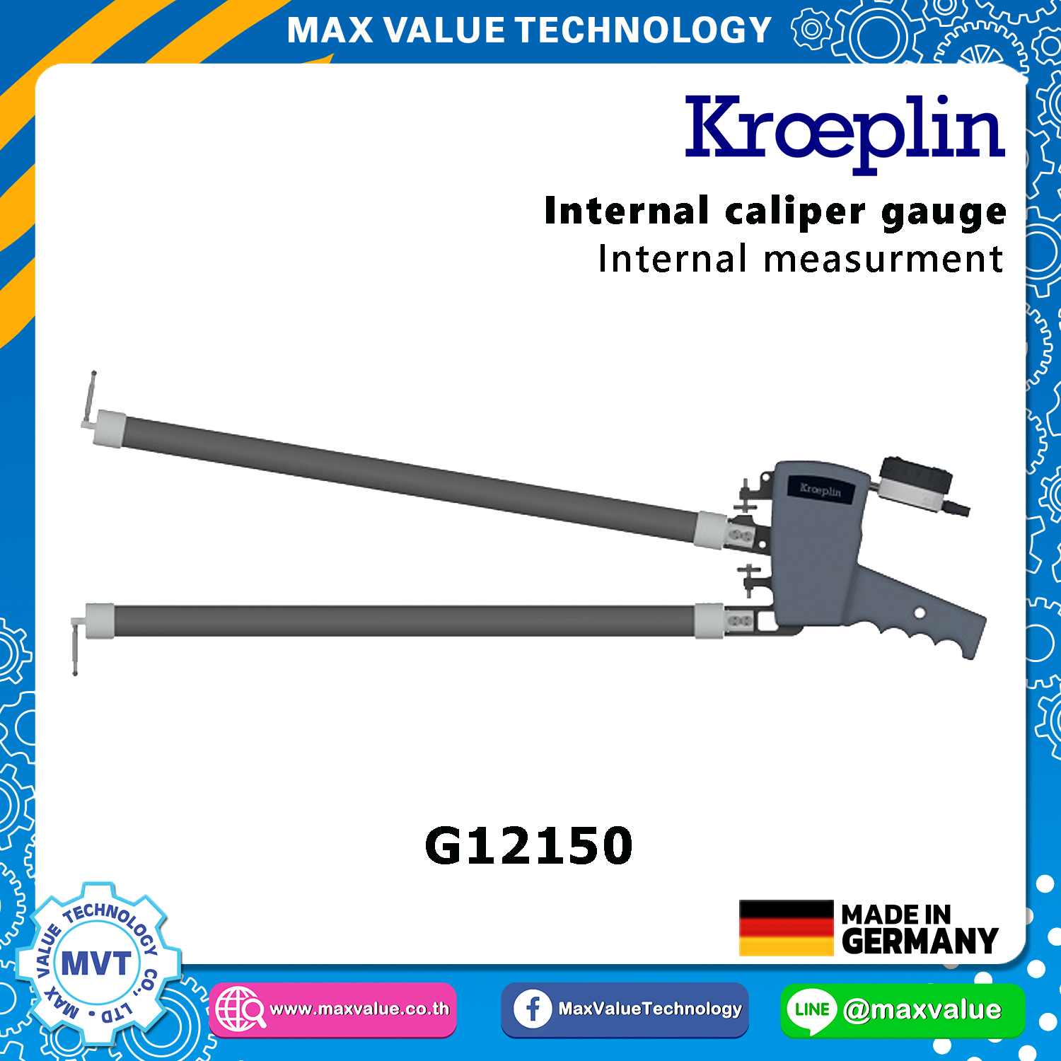 G12150 - Internal Caliper Gauge (Electronic) 150-250 mm