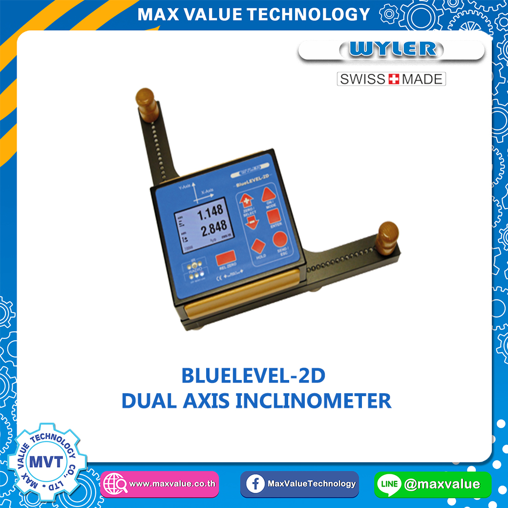 BlueLEVEL-2D dual axis inclinometer