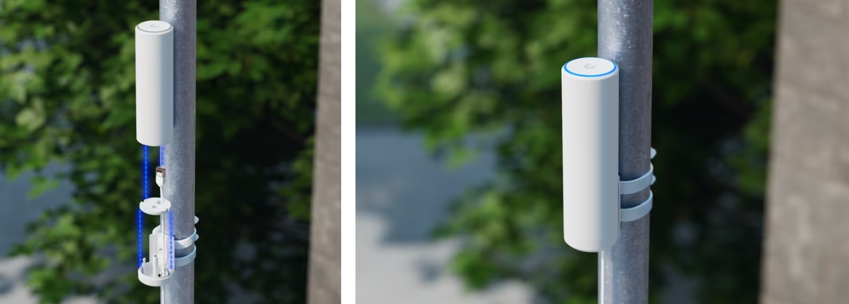 Ubiquiti UniFi U7 Mesh Access Point WiFi 7 สำหรับติดตั้งภายนอก