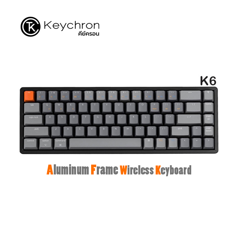 Keychron K6 Red Switch (Key ENG) คีย์บอร์ดไร้สาย