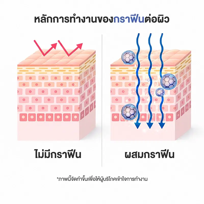 เทคโนโลยีกราฟีนในมาส์ก AROCELL