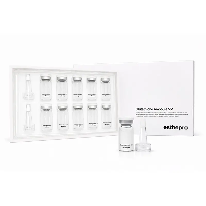 glutathione ampoule 551 เซต 3 ขวด) Esthepro Glutathione Ampoule 551 แอมพูลกลูต้า กู้ผิวใส ลดฝ้า